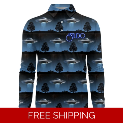 Le Studio UFO Custom 3D Long-Sleeved Polo Shirt